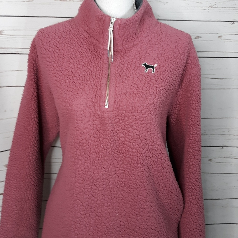 Womans victoria secret pink sherpa